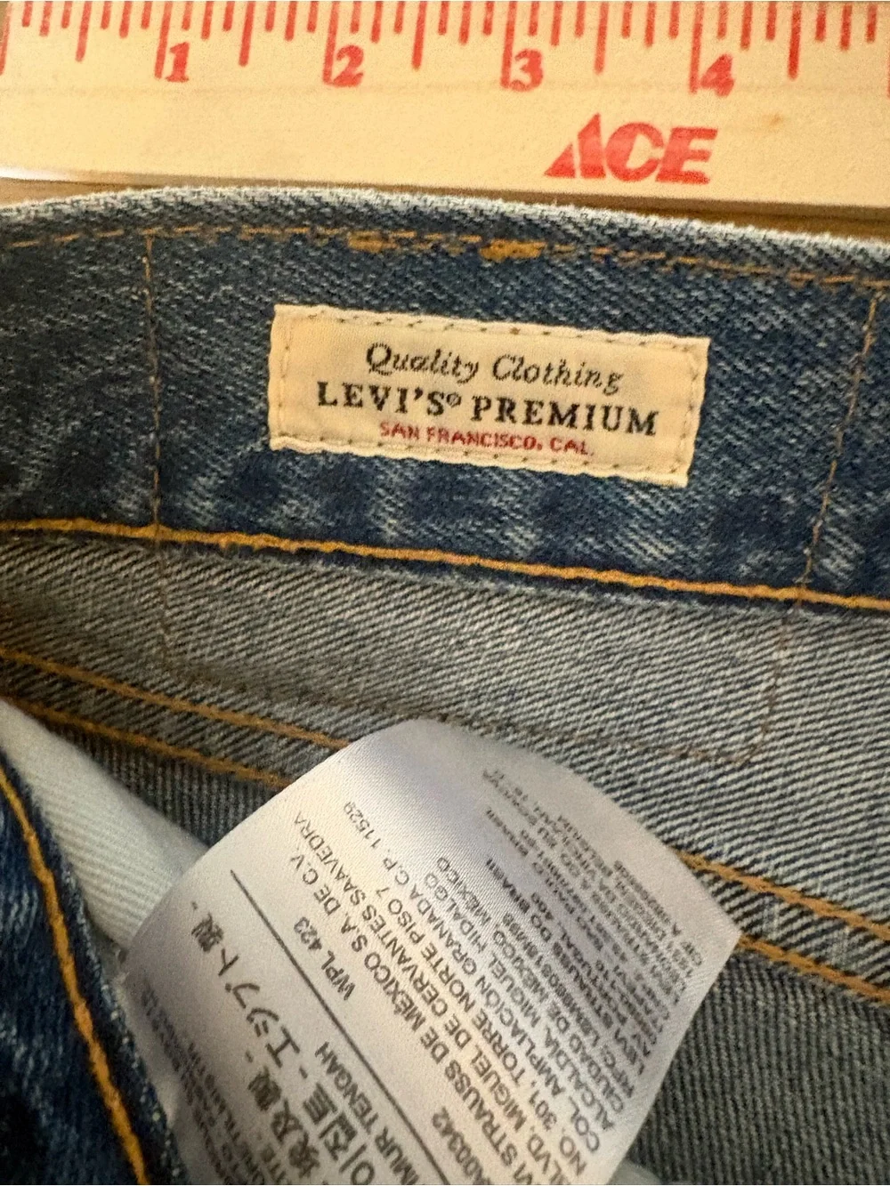 Levi'sPremium 501 - 93  Men's Blue Straight-Leg Jeans